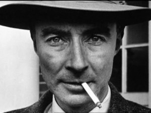 Robert Oppenheimer, director of the Manhattan project and a ...