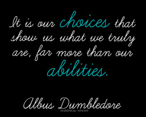 dumbledore, harry potter, quote, wise - inspiring picture on Favim.com