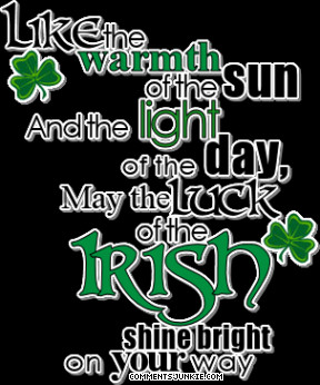 irish myspace graphics u a br br irish blessing