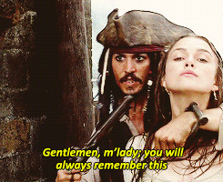 ... of the caribbean wig pirate curse of the black pearl animated GIF