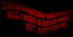 Somebody Someone - Korn Song Lyric Quote in Text Image