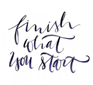 ... to always finish what you start. #inspiration #quote #adorobobags