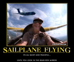 Sailplane Glider Flying All