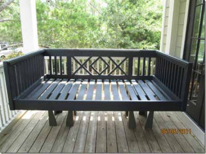 Porch beds, hanging porch beds, swinging porchbed, pool bed, outdoor ...