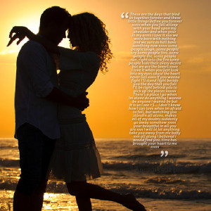 Quotes Picture: these are the days that bind us together forever and ...