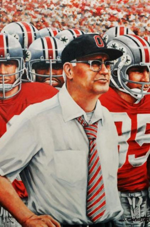 Woody Hayes, Coach of THE Ohio State Buckeyes punches Clemson ...