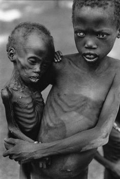 Hand feed a starving child