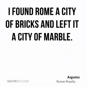 Augustus Quotes