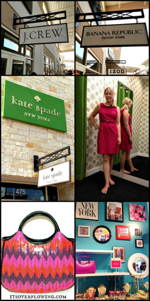 Kate Spade store?! One of my favorite things to do when shopping ...