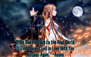 Sword Art Online - Quote from Yukki Asuna by Diamondketo