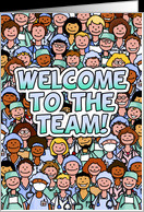 Group of Nurses - Welcome to the Team card - Product #619769