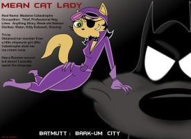 Batmutt Bark City Mean Cat