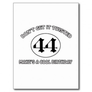 cool birthday design post cards