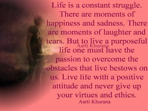 Sweet Quotes Struggle Life Is A Constant Struggle