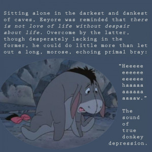 eeyore quotes depression depressed donkey eyore