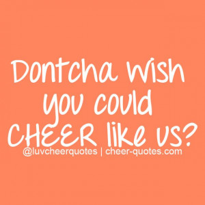 could CHEER like us? #cheer #cheerleader #luvcheerquotes #cheerleading ...