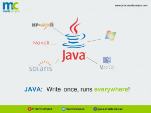 Java: Write Once, Runs Everywhere!