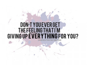 do you ever even notice??