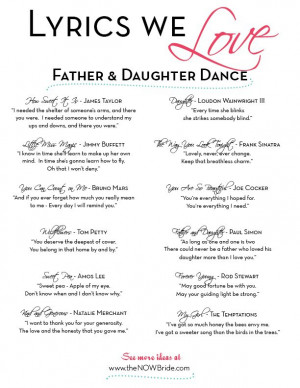 Lyrics We Love: Father and DaughterDance