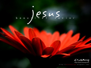 Christian Quote: JESUS! Beautiful Savior Papel de Parede Imagem