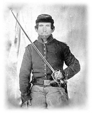 Union Civil War Cavalry Soldier Image