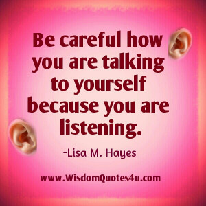 pleased somebody hears me when I speak, even if it is just me ...