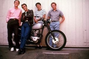 For Mr Fonz, he simply took an old Triumph from his collection ...