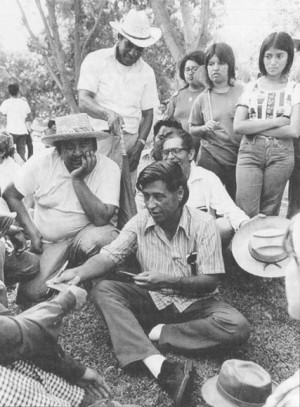 Cesar Chavez and his wife Helen