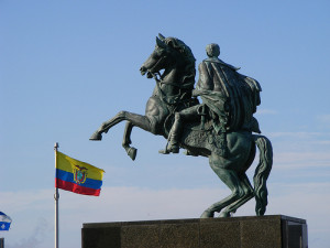 Simon Bolivar Statue Quebec city, simon bolivar and