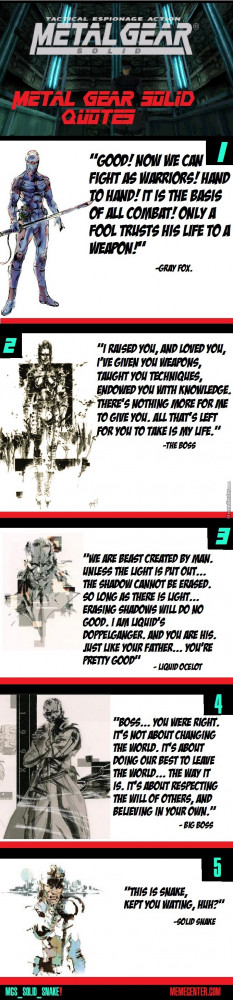Metal Gear Solid Quotes