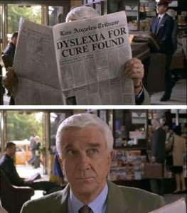 dyslexia cure found, funny pictures