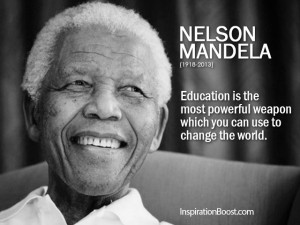 Quotes About Education Mandela: Nelson Mandela Education Quotes ...