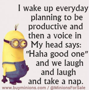 Despicable Me Minions Funny Quotes