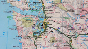 Topographical Map Of The Usa Seattle San Francisco VideoHive