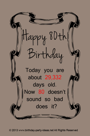 80th birthday card wynonas poem the poem is dedicated to my cute 80th ...