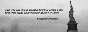 Benjamin Franklin Liberty Quote