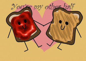 That when were eating we always say, “YUM”