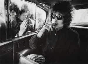 Bob Dylan, London, circa 1966. Photo by Barry Feinstein.