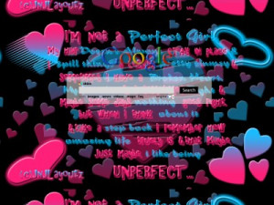 Unperfect Girl Homepage Themes
