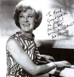 Marian McPartland Piano Portrait