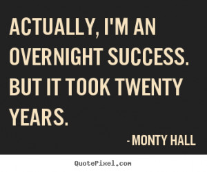 success quote from monty hall design your custom quote graphic