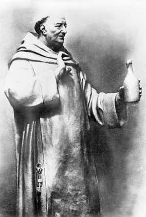 Dom Pierre Perignon; Benedictine Monk and creator of champagne 