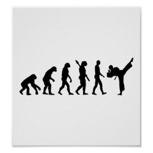 Evolution Karate kickboxing Print
