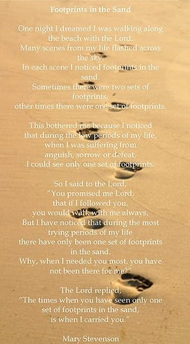 Footprints The Sand