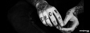 Hands of Oliver Sykes 
