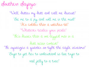 crazy southern sayings