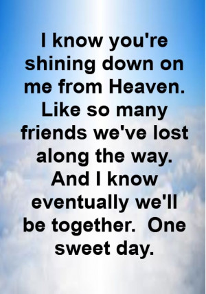 Mariah Carey - One Sweet Day - song lyrics, song quotes, songs, music ...