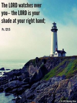 ... over you -- the Lord is your shade at your right hand.