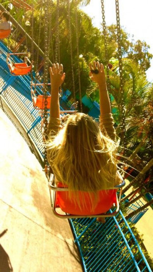 Pink Summer, States Fair, Chairs Swings, Summer Day, Amusement Parks ...