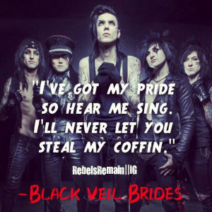 Black Veil Brides Coffin Lyrics